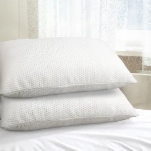 13cm Thick Memory Foam Pillows 2 Pack, Highly Breathable - Giselle Bedding