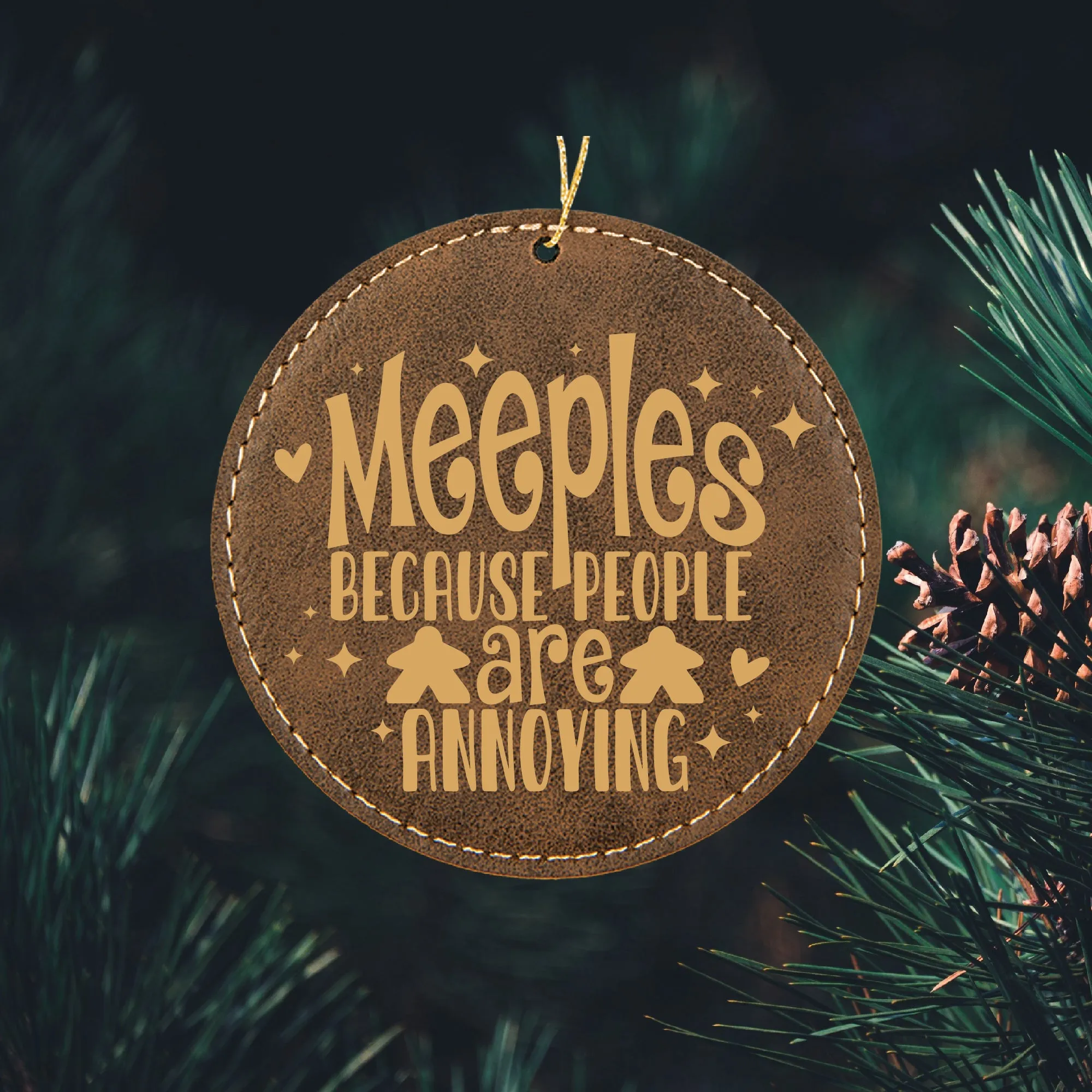 Annoyed Meeple Ornament