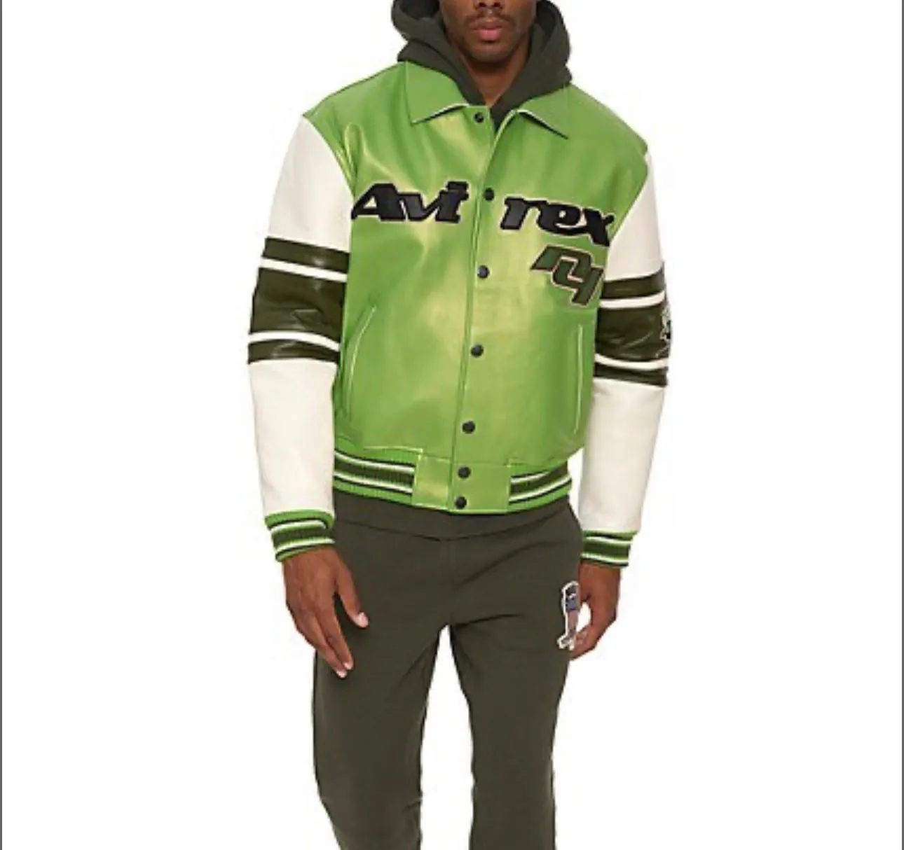 Avirex- Stars & Stripes Jacket- Green