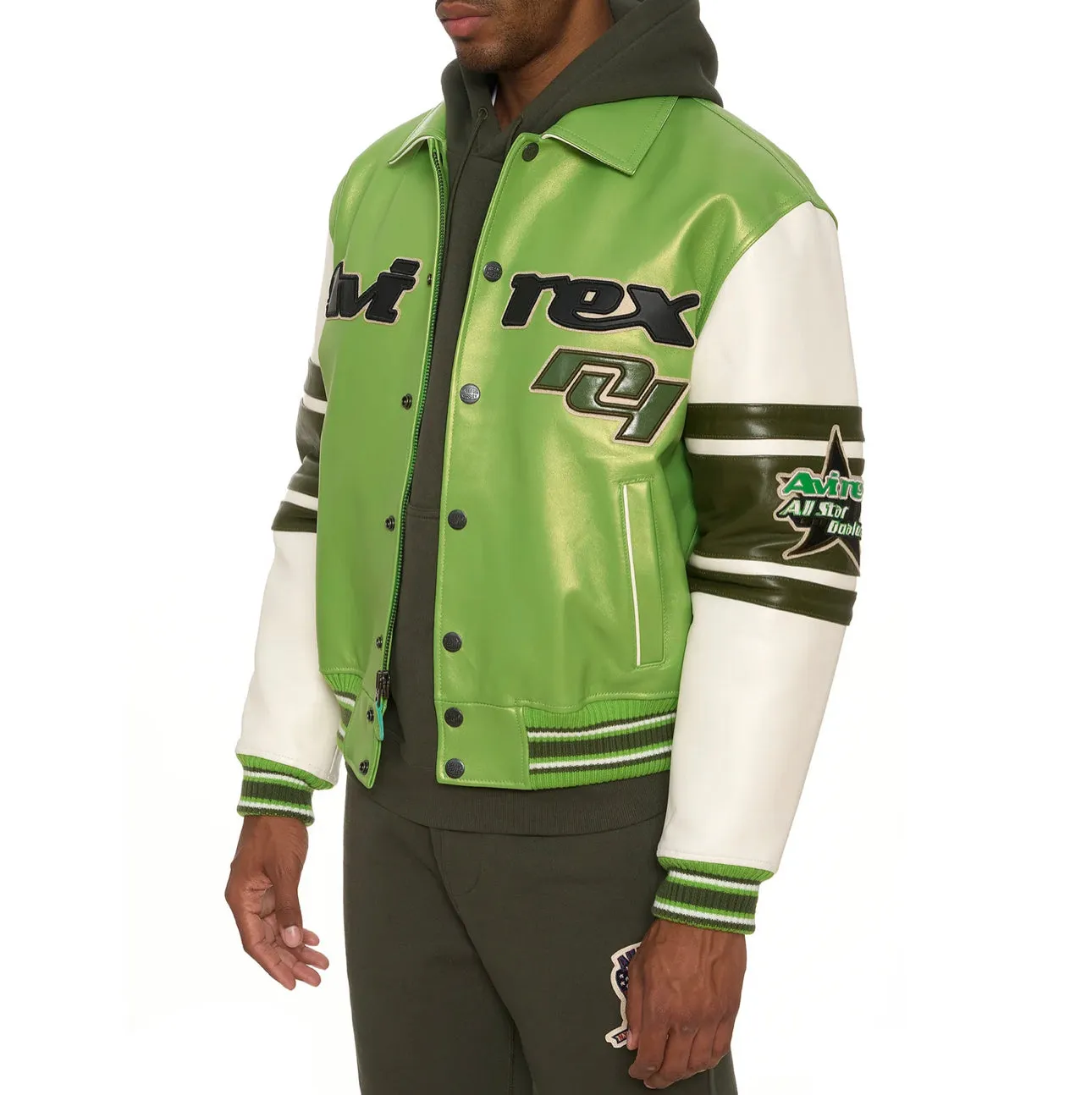 Avirex- Stars & Stripes Jacket- Green