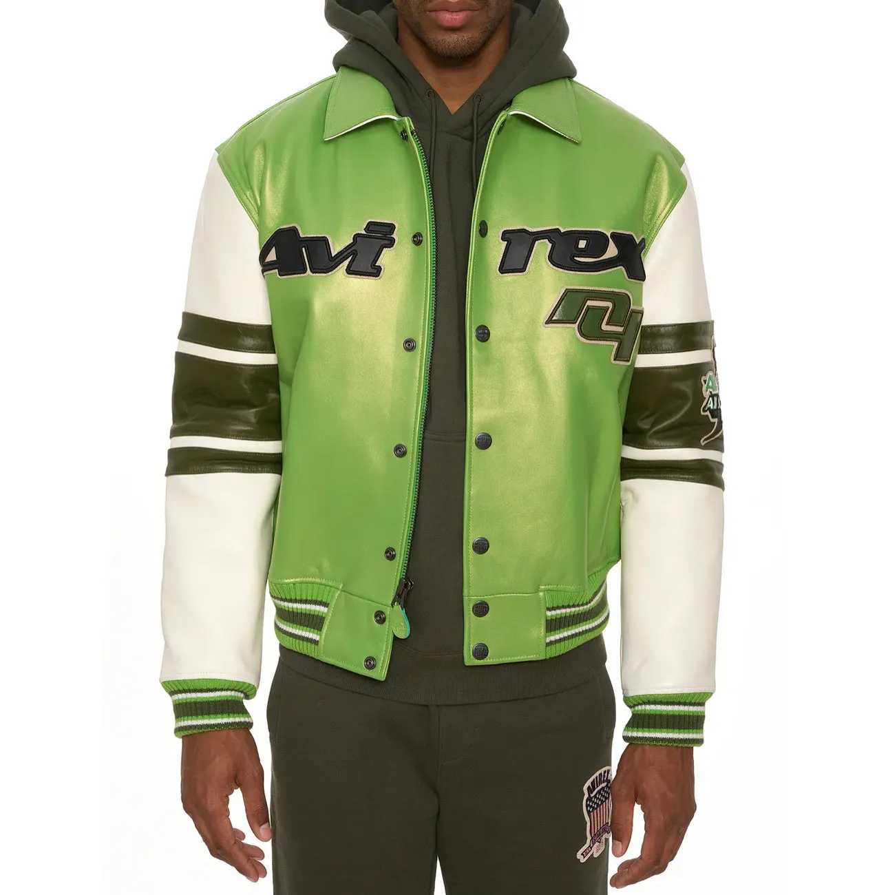 Avirex- Stars & Stripes Jacket- Green