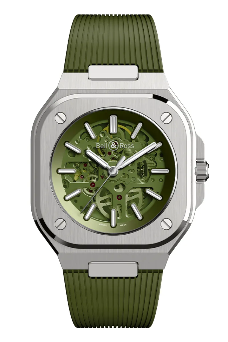 Bell & Ross BR05 Skeleton Green BR05A-GN-SKST/SRB