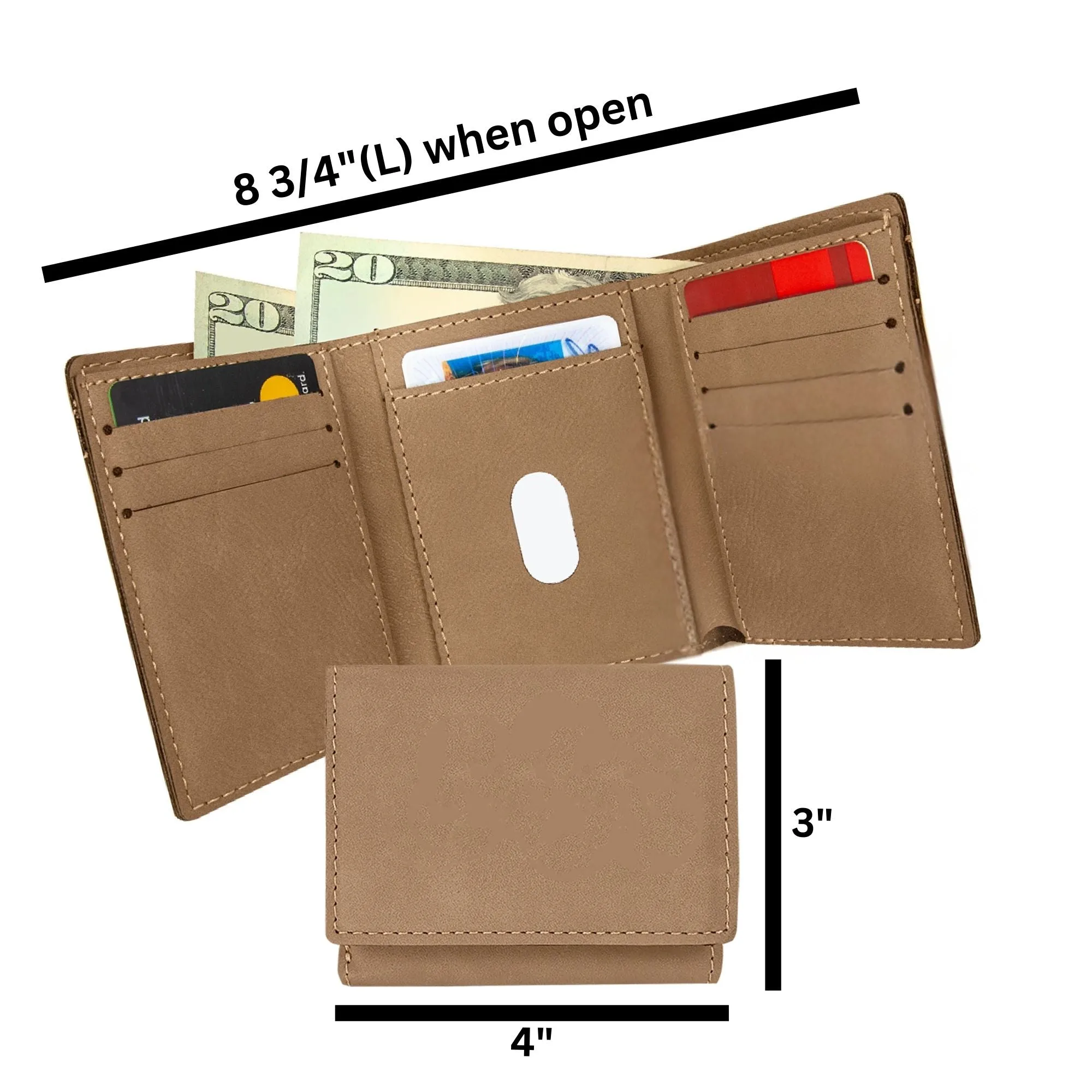 Board Gamer Trifold Wallet