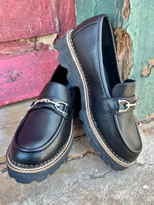 Brownie Points Black Loafer by Corky's