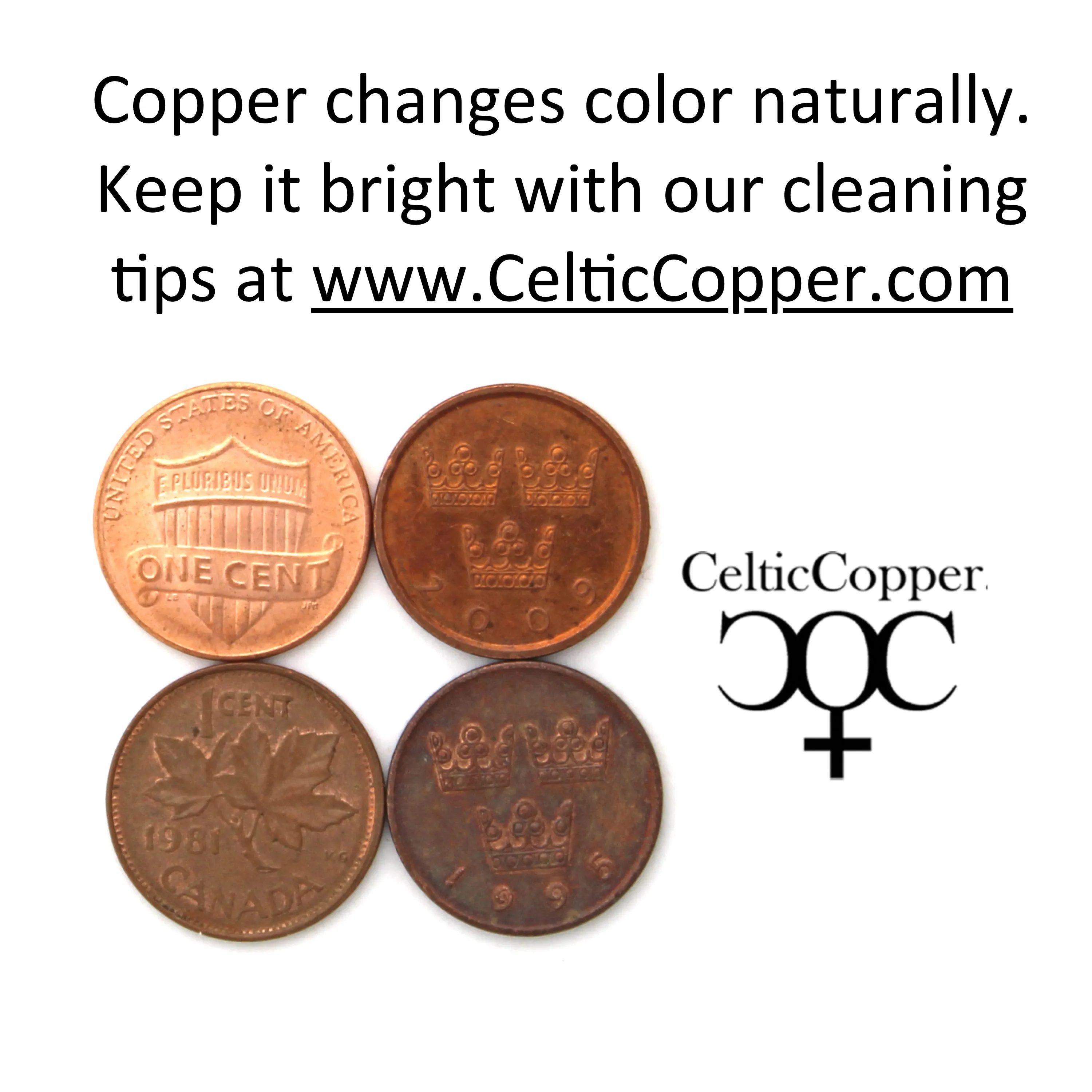 Copper Earring Studs US Penny Mini 5mm One Cent Coin Replica American Copper Penny Earring Studs