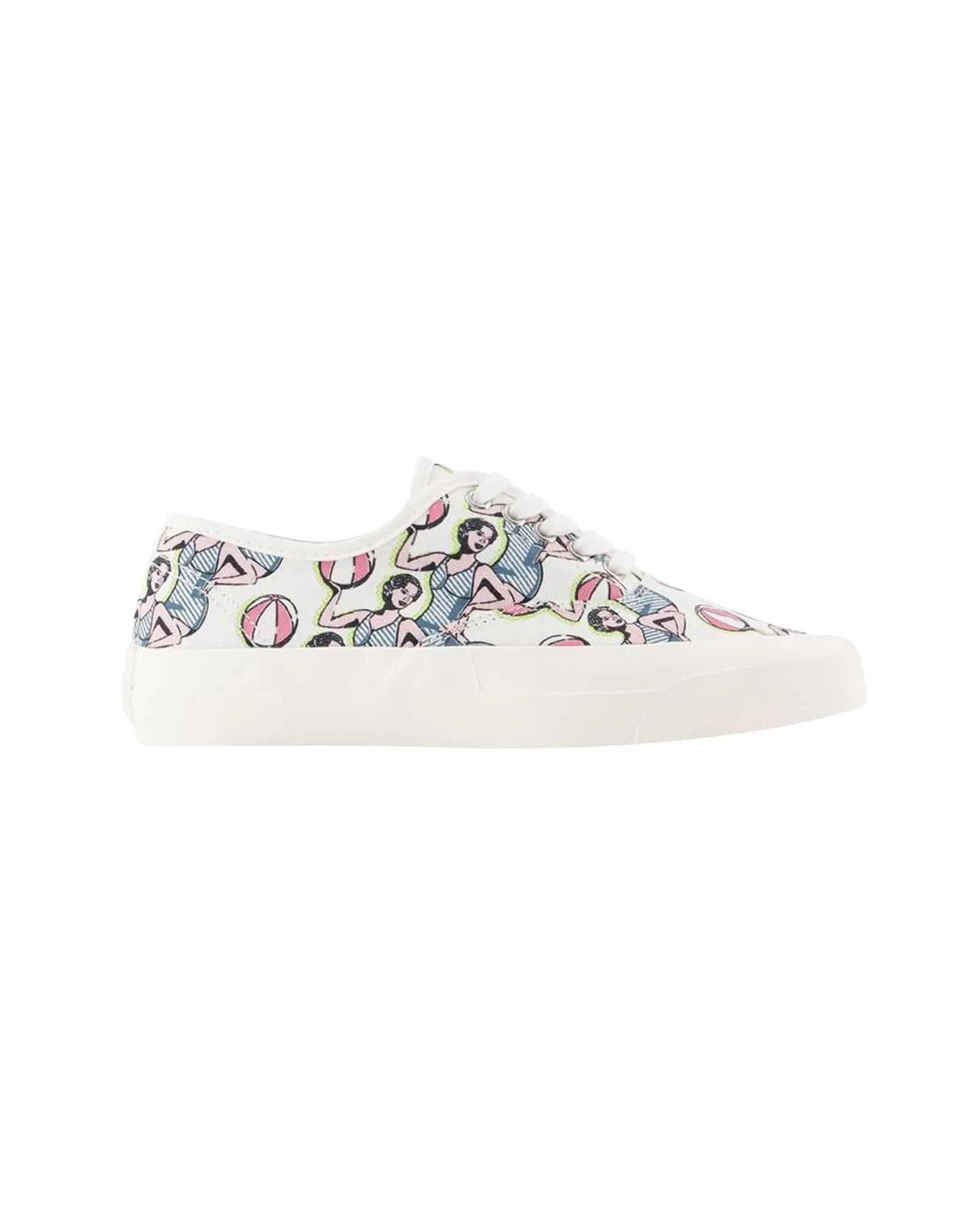 Dancing Girls Canvas Sneakers - Multi