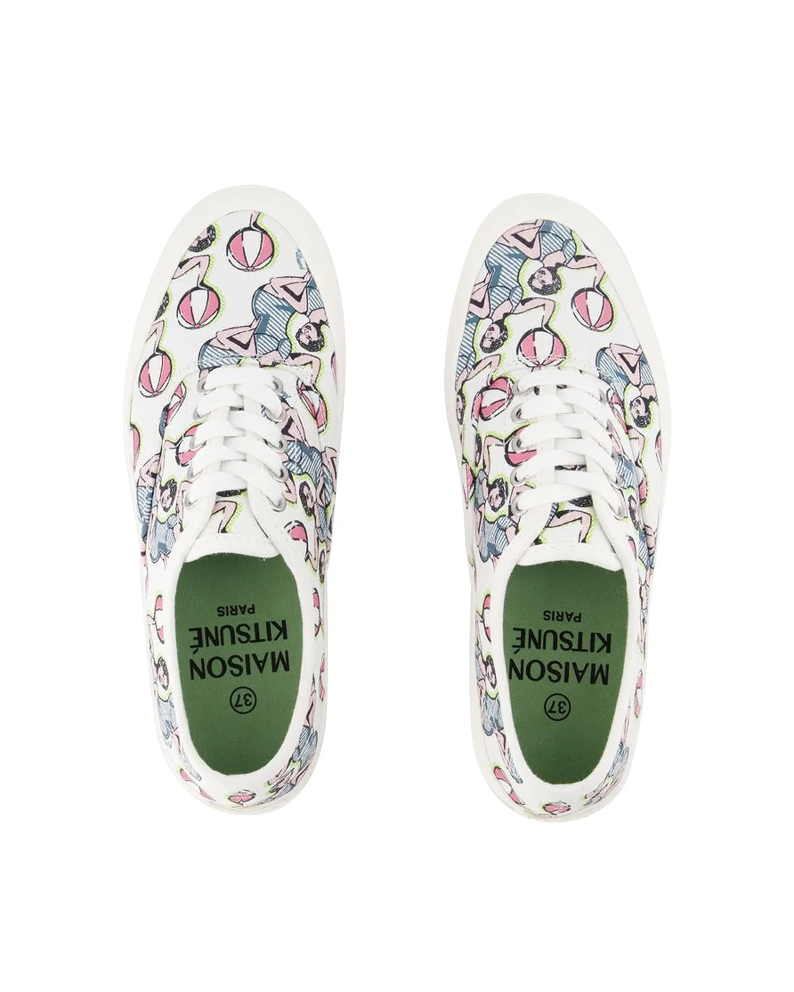 Dancing Girls Canvas Sneakers - Multi