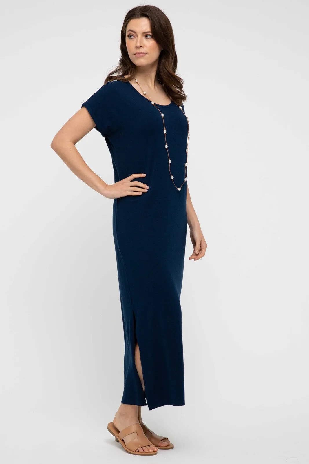 Elsie Dress - Navy