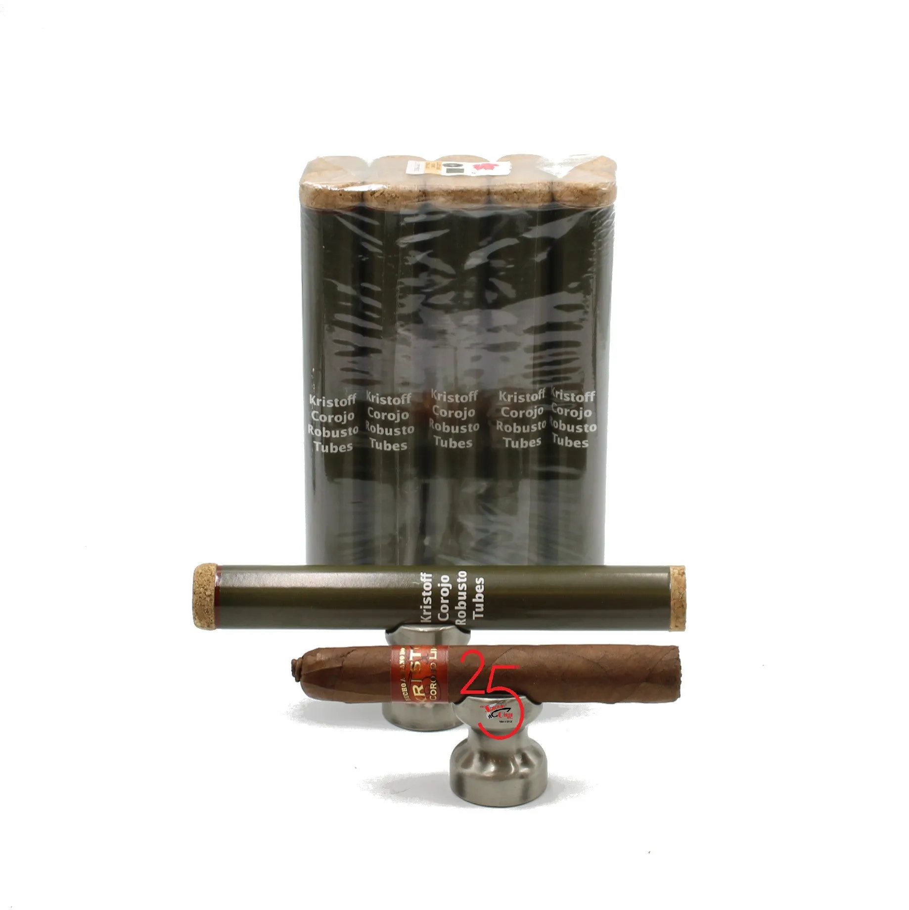 Special Offer: Buy 4 Kristoff Corojo Robusto Tube Cigars, Get 1 Kristoff Cigar for a Penny ($19.99 Value)!