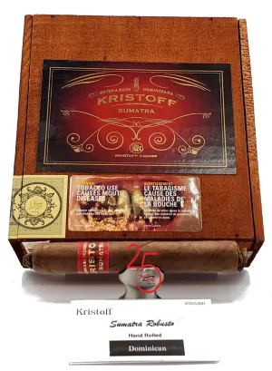 Kristoff Sumatra Robusto…BUY 4 Kristoff CIGARS AND GET 1 ($19.99) Kristoff CIGAR FOR A PENNY!