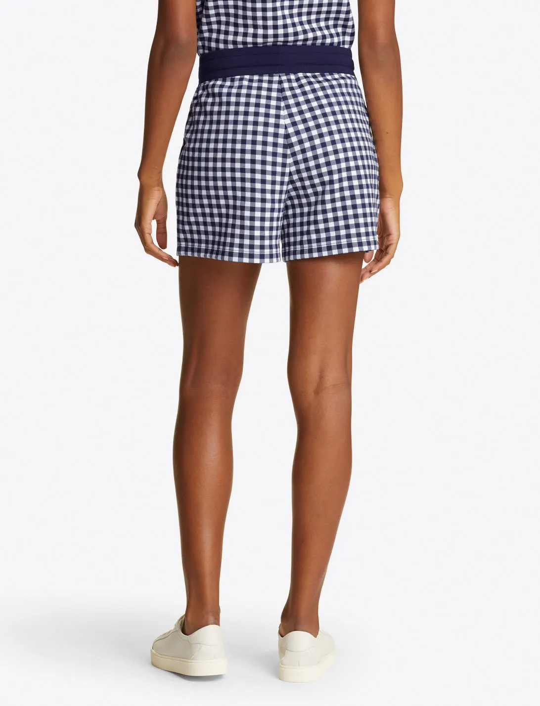 Natalie Sweatshorts in Gingham