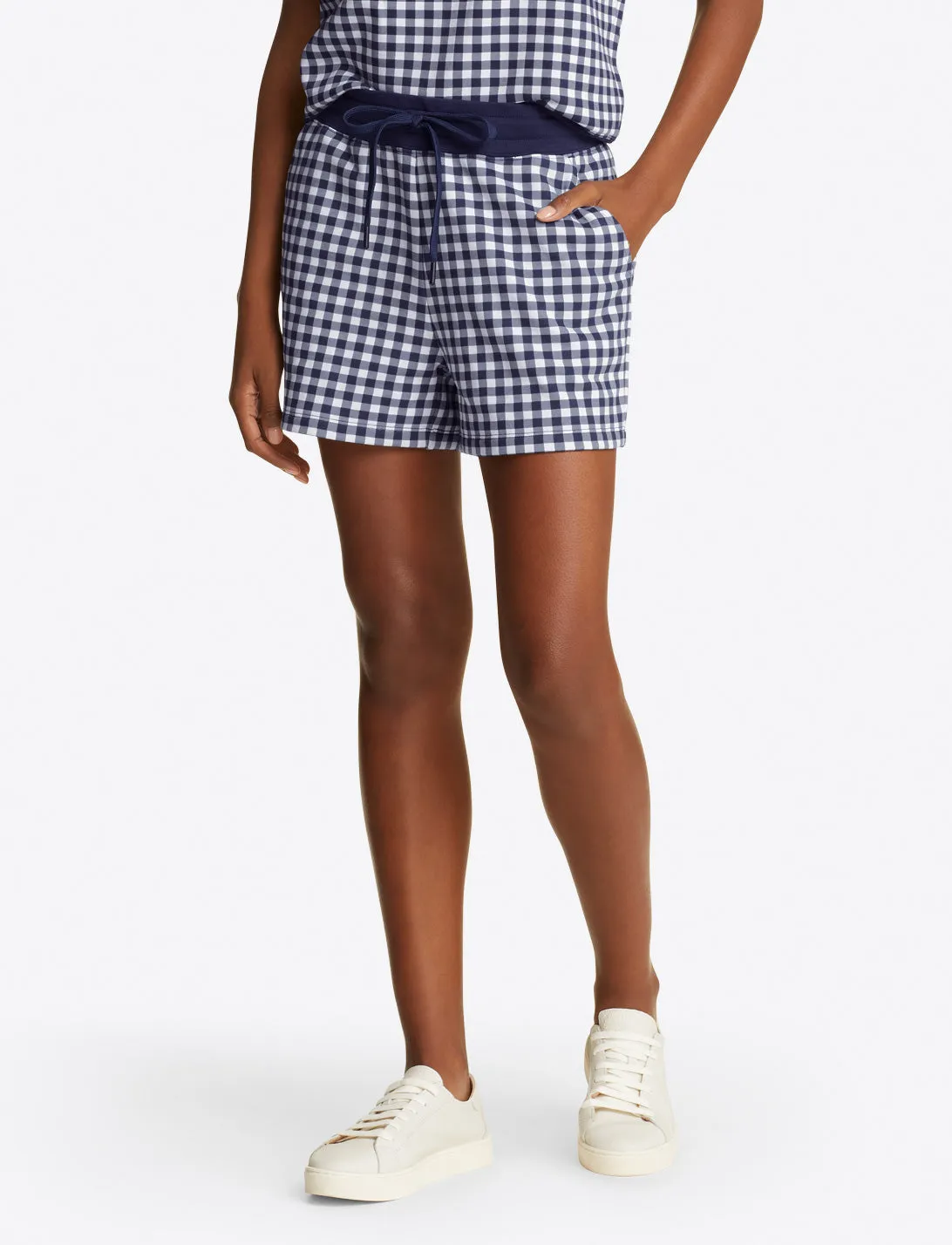 Natalie Sweatshorts in Gingham