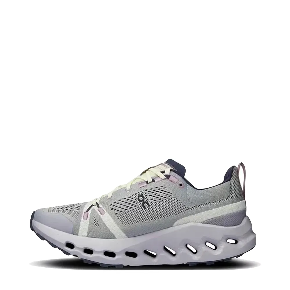 On Women's Cloudsurfer Trail Sneakers in Seedling/Lilac