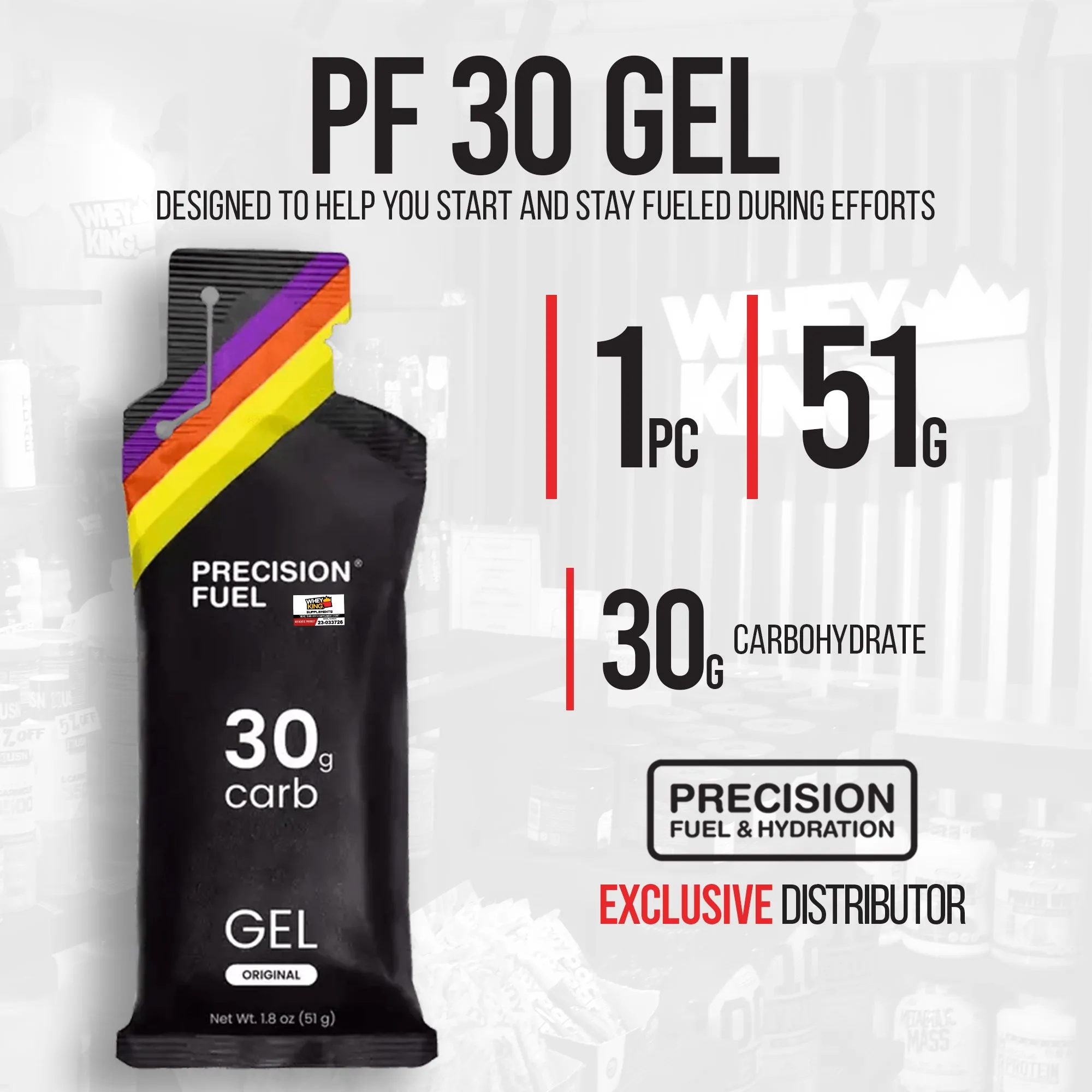 Precision Fuel & Hydration PF 30G Carb Energy Gel