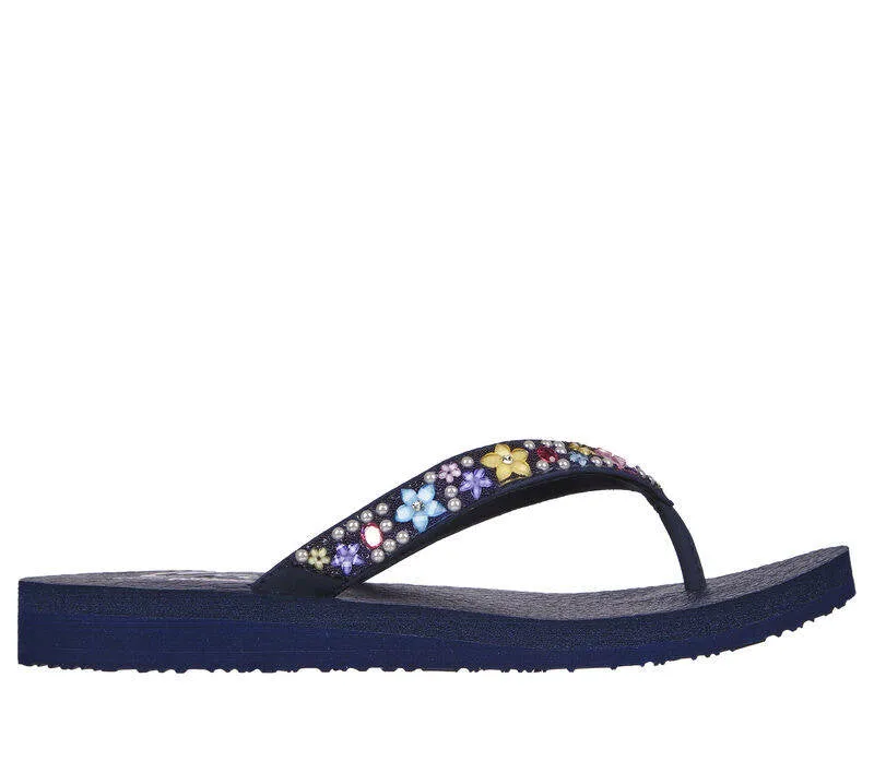 Skechers Womens Meditation Dancing Daisy Navy