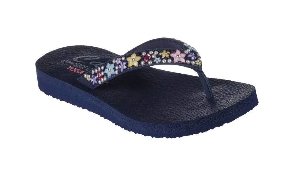 Skechers Womens Meditation Dancing Daisy Navy